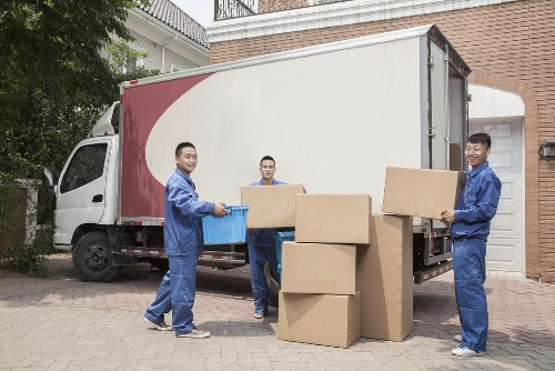 Small removals van prepared for a local move in Merton