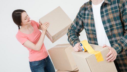 Packing and moving office equipment in Merton